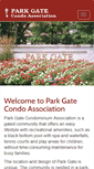 Mobile Screenshot of parkgatecondoassociation.com